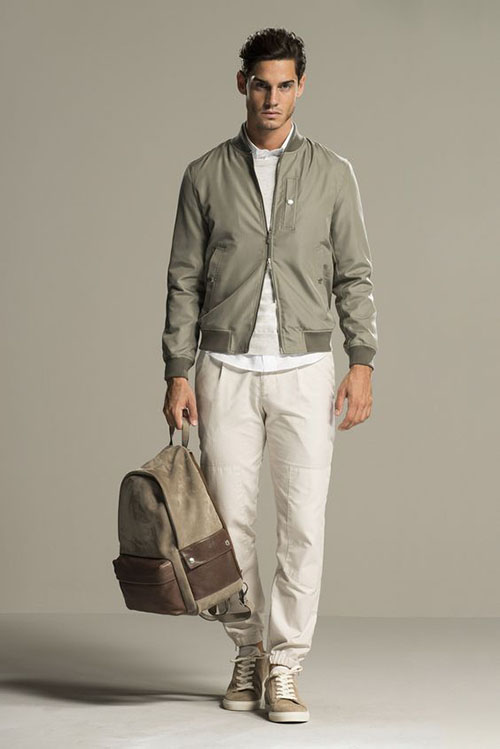 Spring Jacket Fashion Inspiration Man's Lightweight retro bomber jacket
