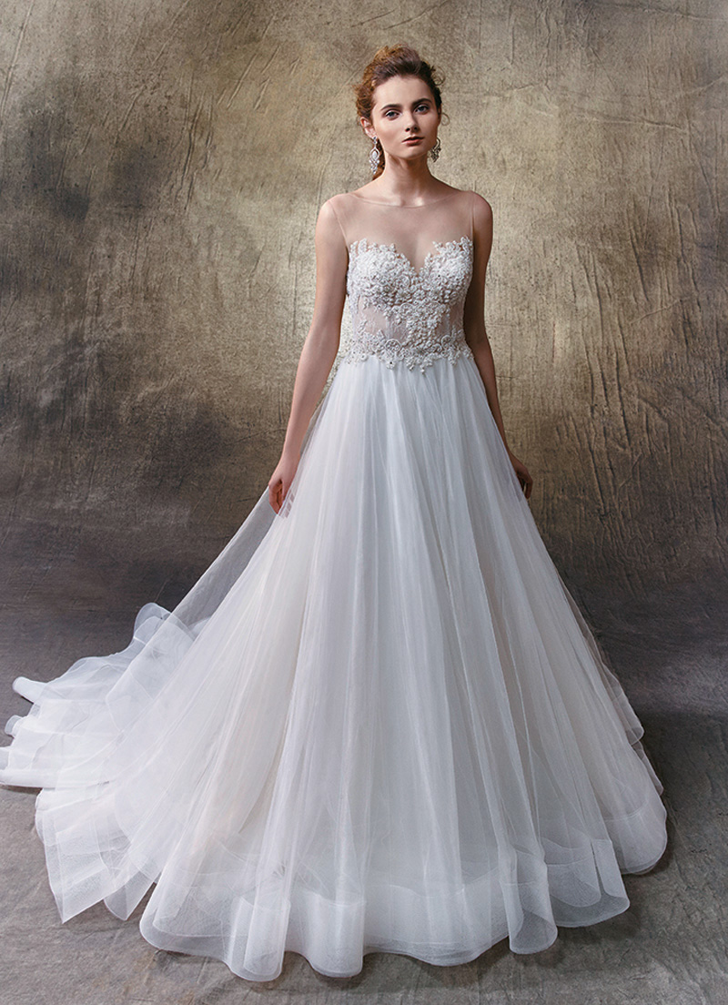 Enzoani Lesley / 17769 Wedding Dress | New, Size: 8, $1,500