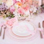 Pretty Pastel Wedding Inspiration - pastel placesetting